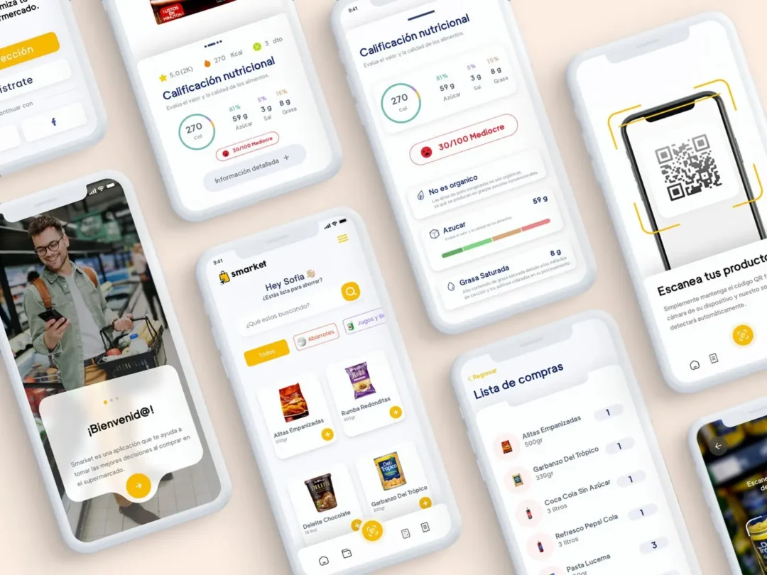 Diseño UI/UX APP Smarket